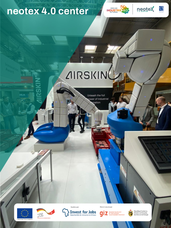 Neotex 4.0 center présent à la foire Hannover-Messe
